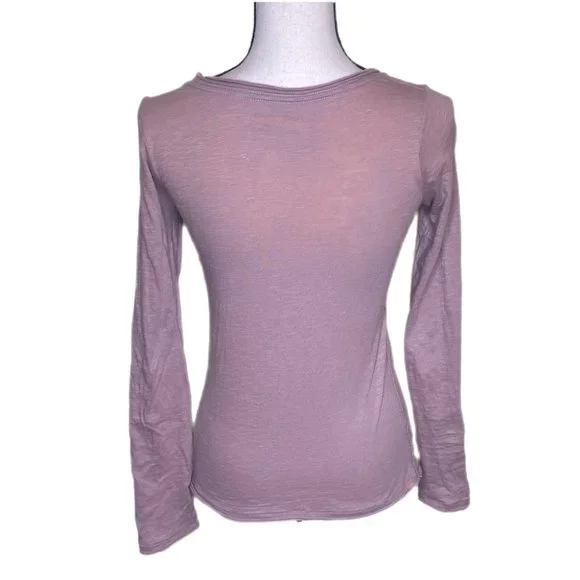 Anthropologie Pure + Gold Long Sleeve Mauve Pullover Size XS - Picture 3 of 7